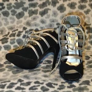 Lace up Sexy Stilettos NWOT